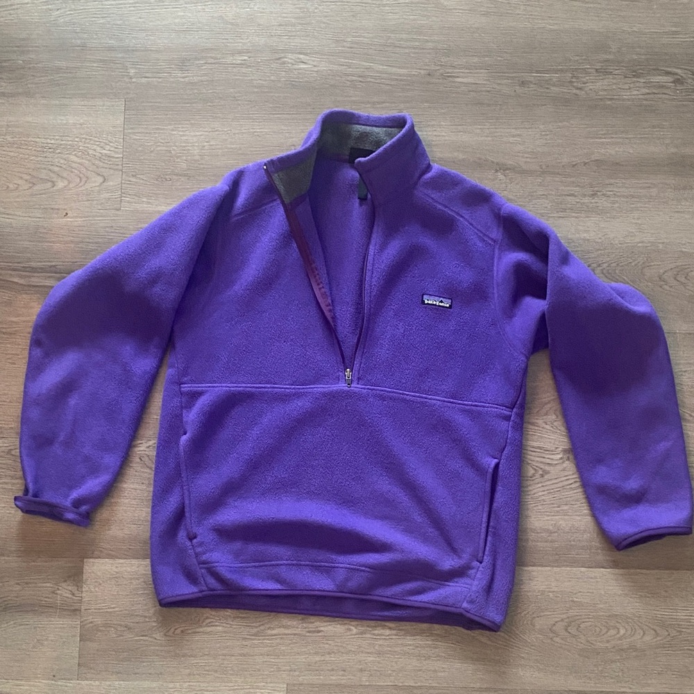 Patagonia Violet Half-Zip Fleece Pullover